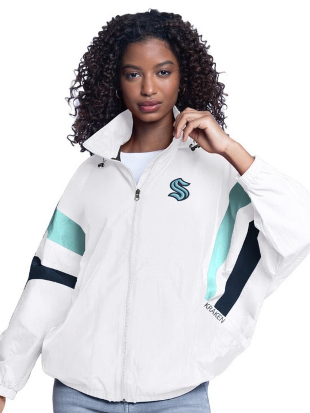 Seattle Kraken Womens Game News Nylon Jacket